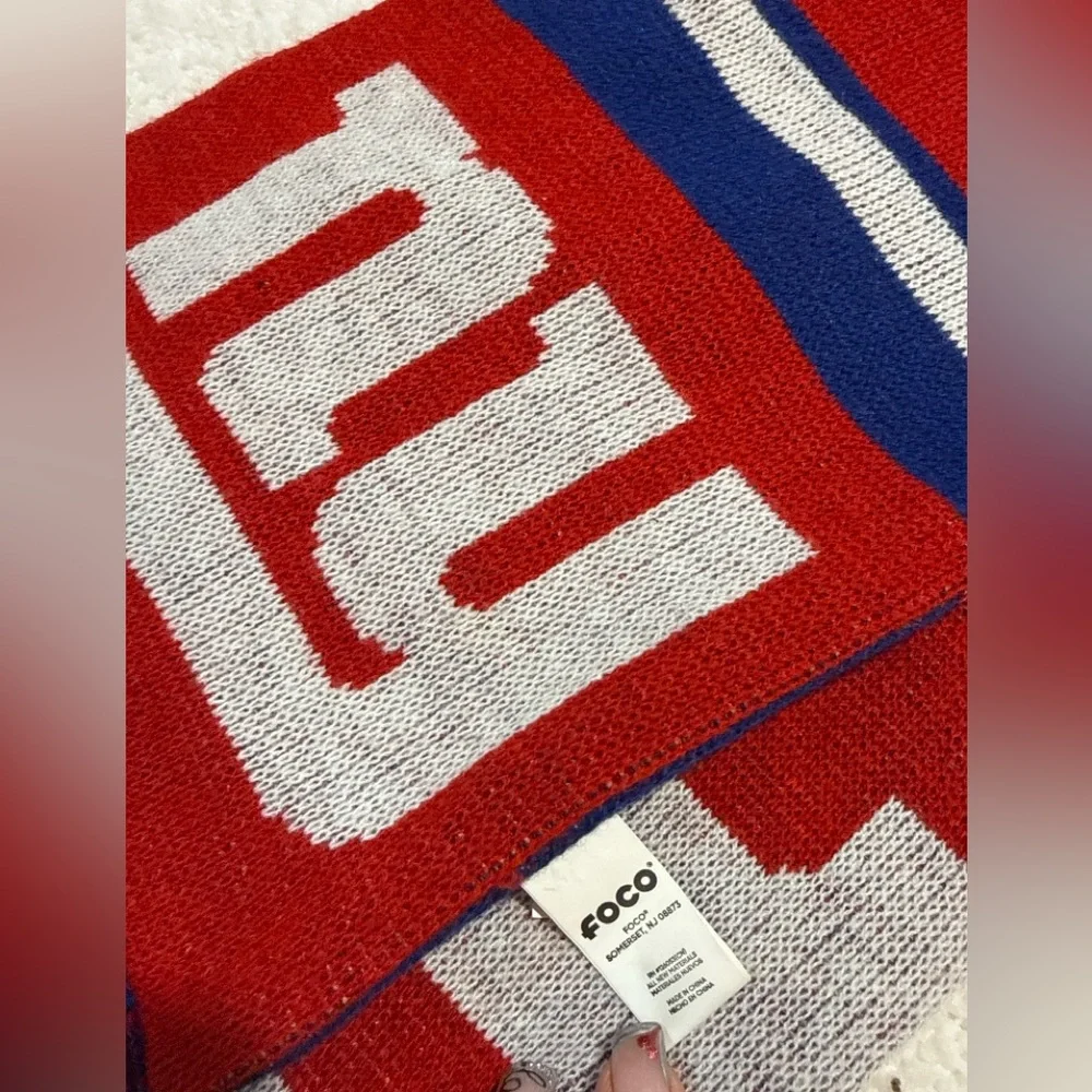 🏈 FOCO New York Giants Knit Scarf – NFL Licensed – NWT